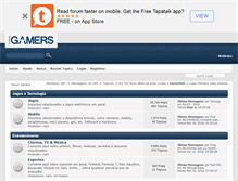 Tablet Screenshot of forumgamers.com.br